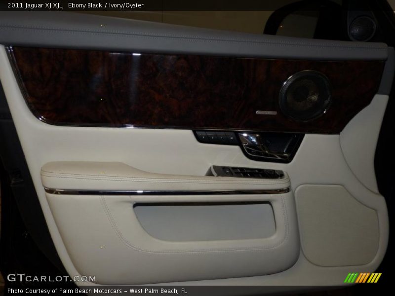 Ebony Black / Ivory/Oyster 2011 Jaguar XJ XJL