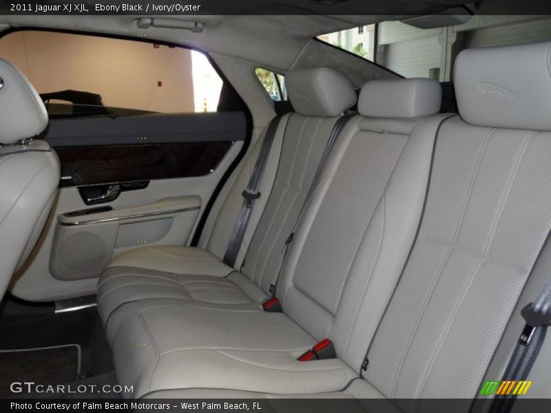 Ebony Black / Ivory/Oyster 2011 Jaguar XJ XJL
