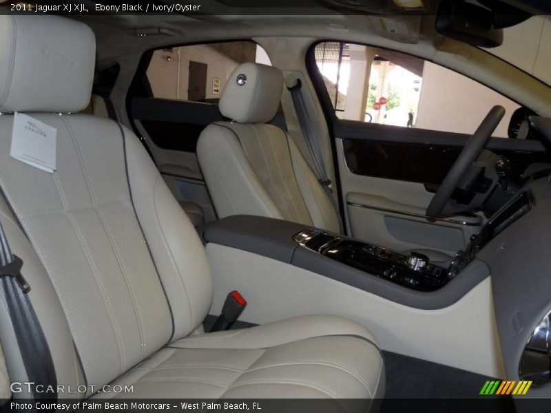 Ebony Black / Ivory/Oyster 2011 Jaguar XJ XJL