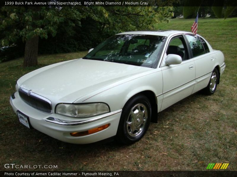 Bright White Diamond / Medium Gray 1999 Buick Park Avenue Ultra Supercharged