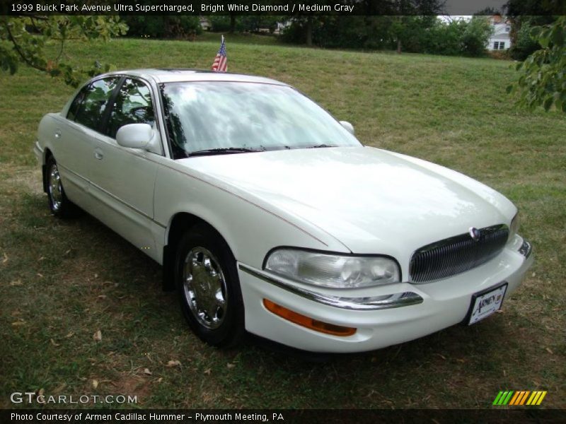 Bright White Diamond / Medium Gray 1999 Buick Park Avenue Ultra Supercharged