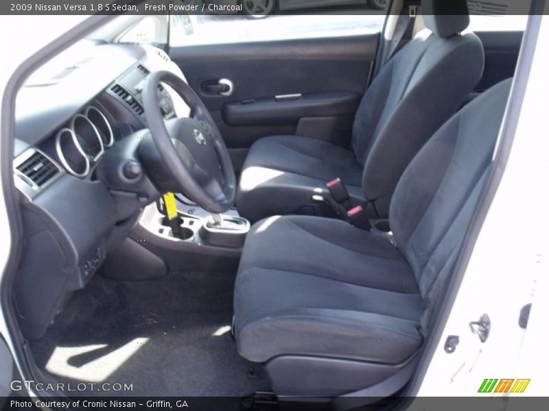 Fresh Powder / Charcoal 2009 Nissan Versa 1.8 S Sedan