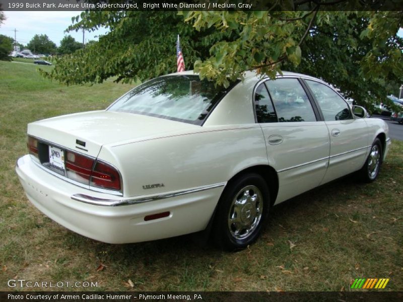 Bright White Diamond / Medium Gray 1999 Buick Park Avenue Ultra Supercharged