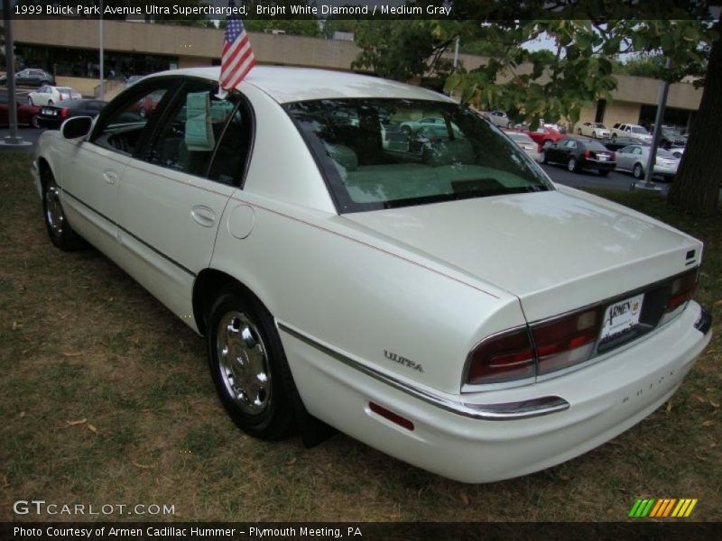 Bright White Diamond / Medium Gray 1999 Buick Park Avenue Ultra Supercharged