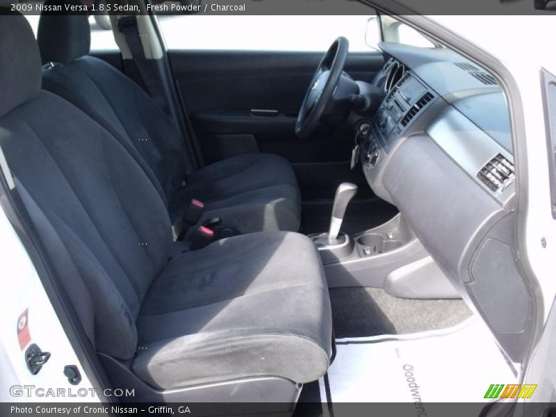 Fresh Powder / Charcoal 2009 Nissan Versa 1.8 S Sedan