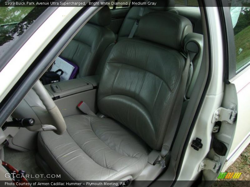 Bright White Diamond / Medium Gray 1999 Buick Park Avenue Ultra Supercharged