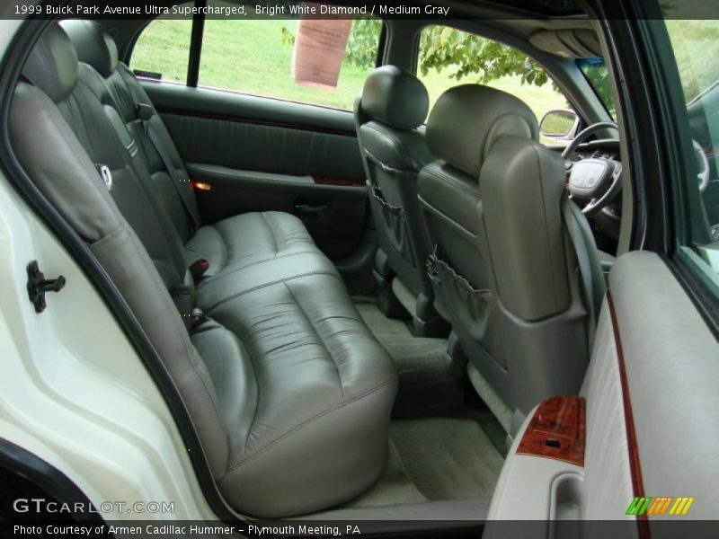 Bright White Diamond / Medium Gray 1999 Buick Park Avenue Ultra Supercharged