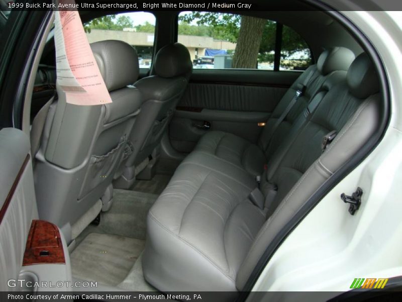Bright White Diamond / Medium Gray 1999 Buick Park Avenue Ultra Supercharged