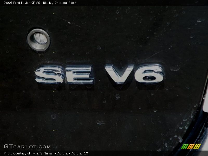 Black / Charcoal Black 2006 Ford Fusion SE V6
