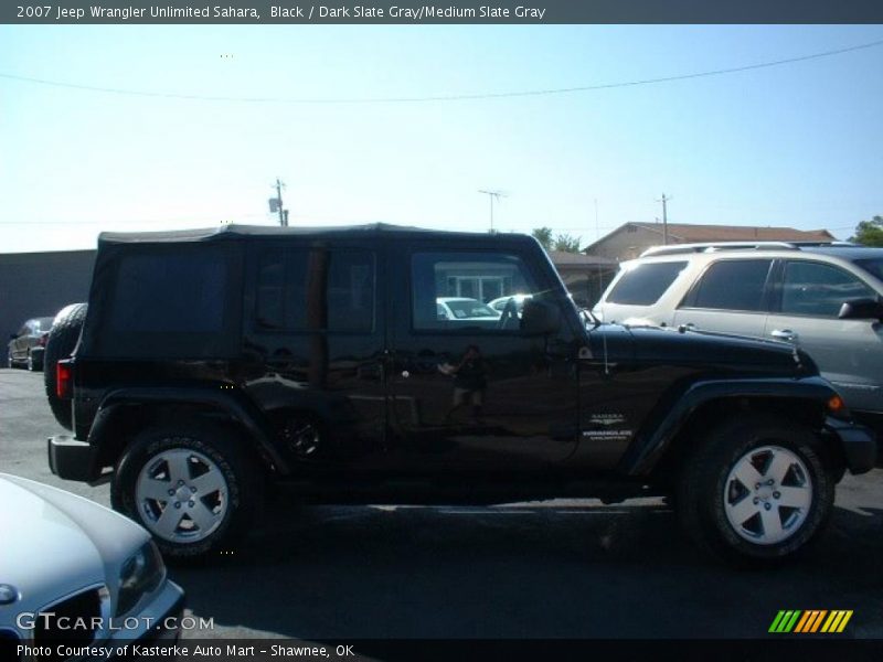 Black / Dark Slate Gray/Medium Slate Gray 2007 Jeep Wrangler Unlimited Sahara