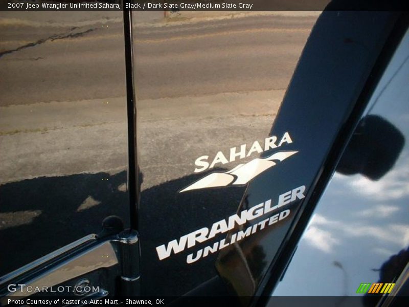 Black / Dark Slate Gray/Medium Slate Gray 2007 Jeep Wrangler Unlimited Sahara