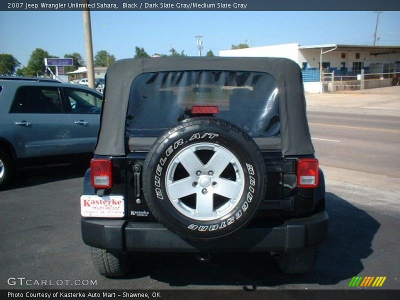 Black / Dark Slate Gray/Medium Slate Gray 2007 Jeep Wrangler Unlimited Sahara