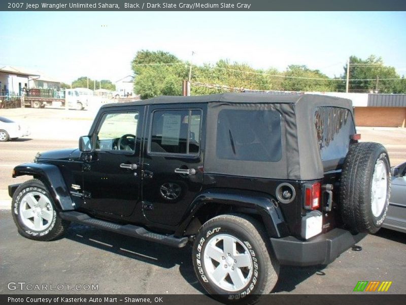 Black / Dark Slate Gray/Medium Slate Gray 2007 Jeep Wrangler Unlimited Sahara