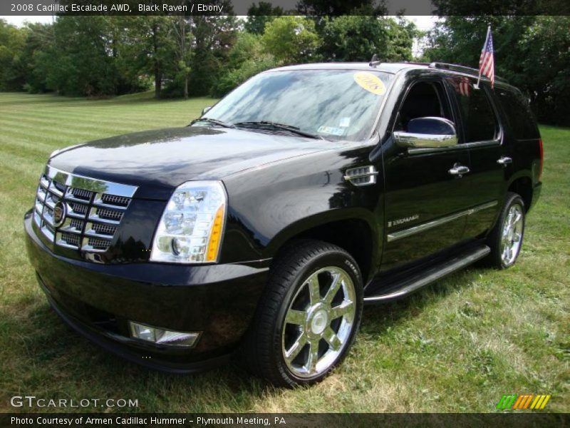 Black Raven / Ebony 2008 Cadillac Escalade AWD
