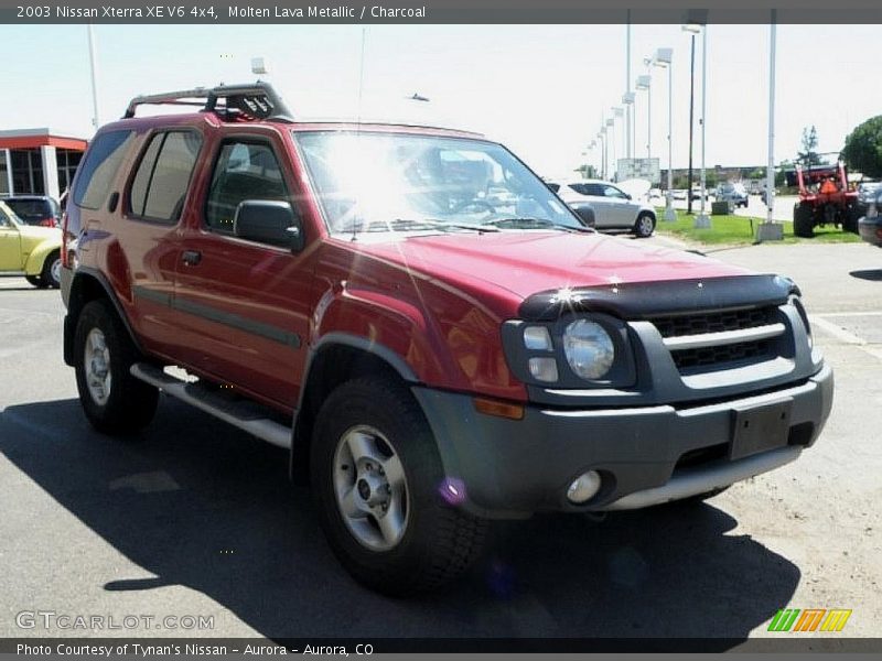 Molten Lava Metallic / Charcoal 2003 Nissan Xterra XE V6 4x4