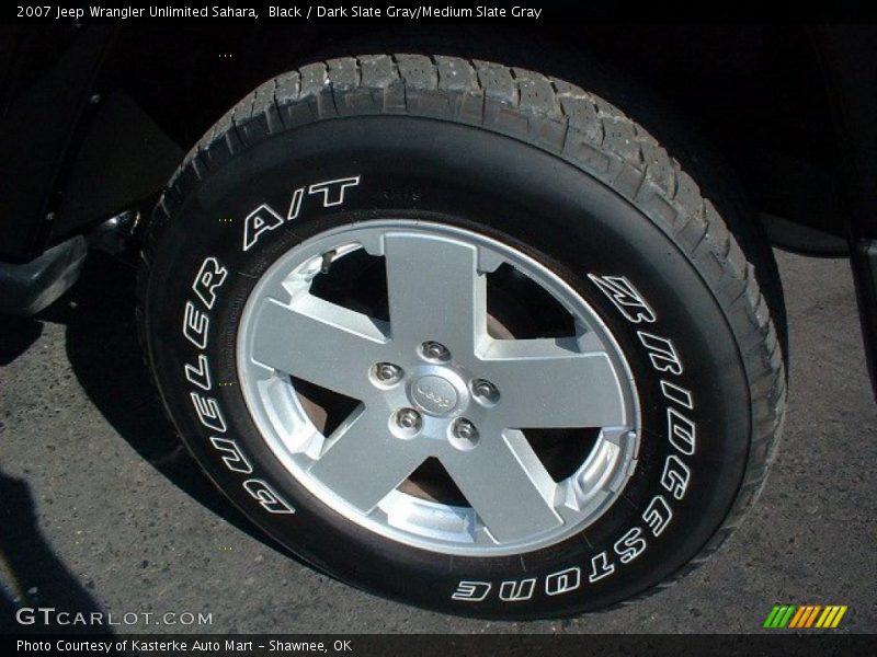 Black / Dark Slate Gray/Medium Slate Gray 2007 Jeep Wrangler Unlimited Sahara