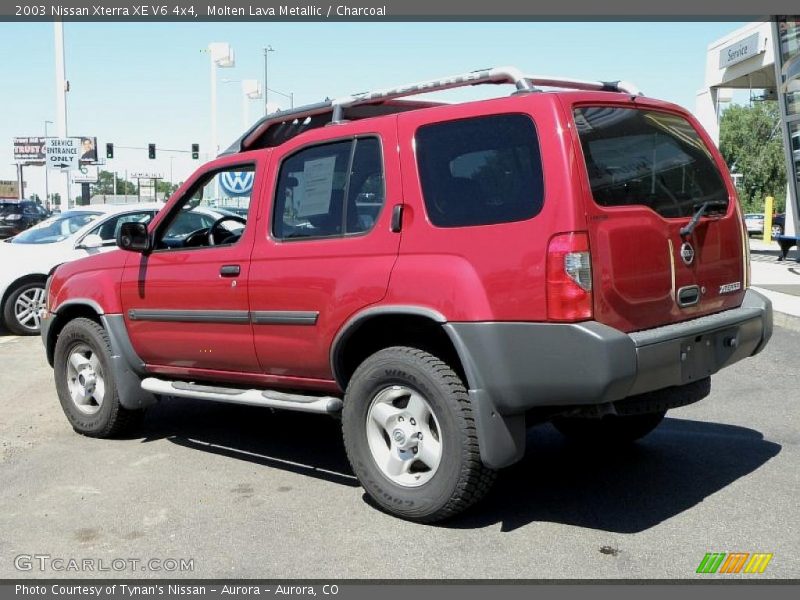 Molten Lava Metallic / Charcoal 2003 Nissan Xterra XE V6 4x4