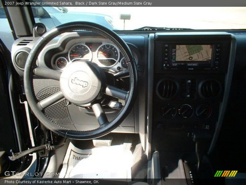 Black / Dark Slate Gray/Medium Slate Gray 2007 Jeep Wrangler Unlimited Sahara