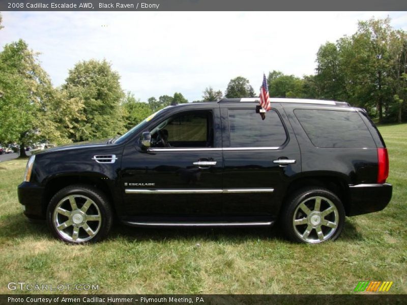 Black Raven / Ebony 2008 Cadillac Escalade AWD