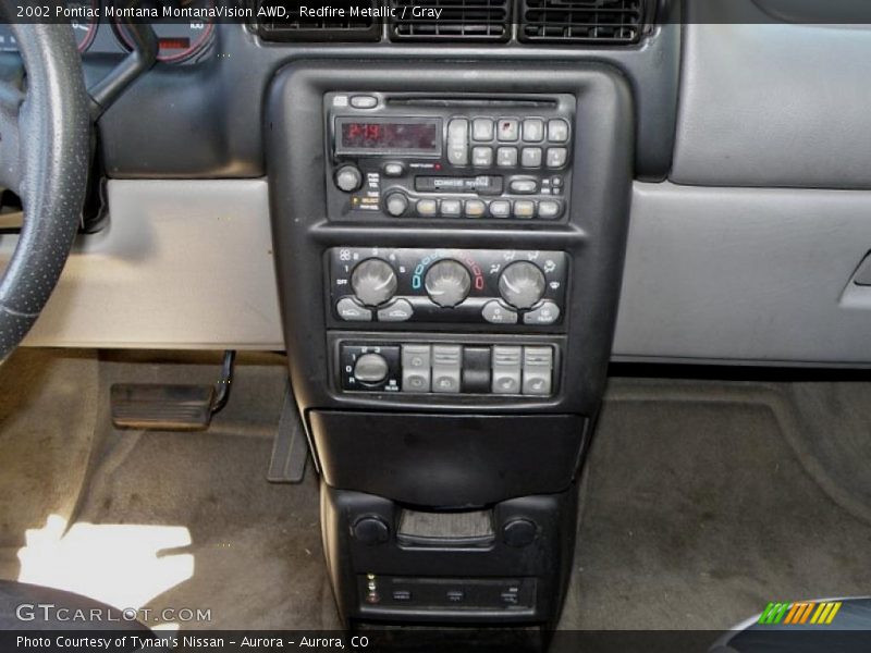 Redfire Metallic / Gray 2002 Pontiac Montana MontanaVision AWD