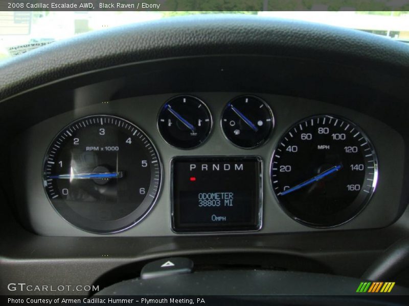 Black Raven / Ebony 2008 Cadillac Escalade AWD