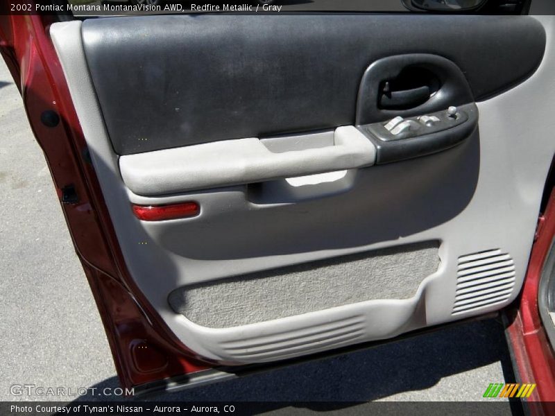 Redfire Metallic / Gray 2002 Pontiac Montana MontanaVision AWD