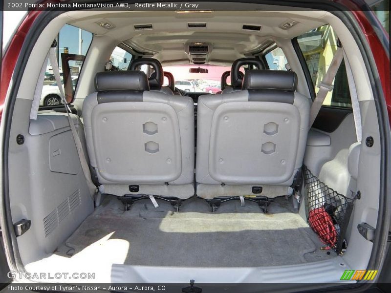 Redfire Metallic / Gray 2002 Pontiac Montana MontanaVision AWD