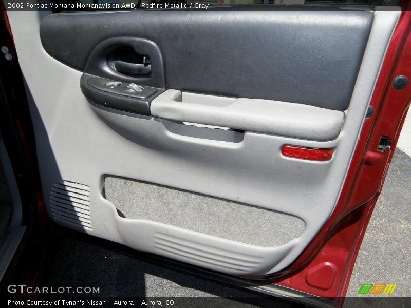 Redfire Metallic / Gray 2002 Pontiac Montana MontanaVision AWD