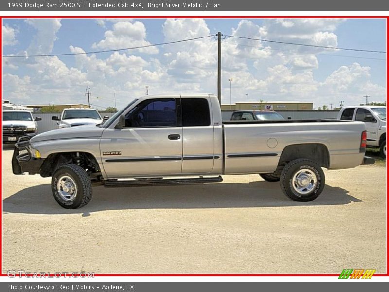 Bright Silver Metallic / Tan 1999 Dodge Ram 2500 SLT Extended Cab 4x4