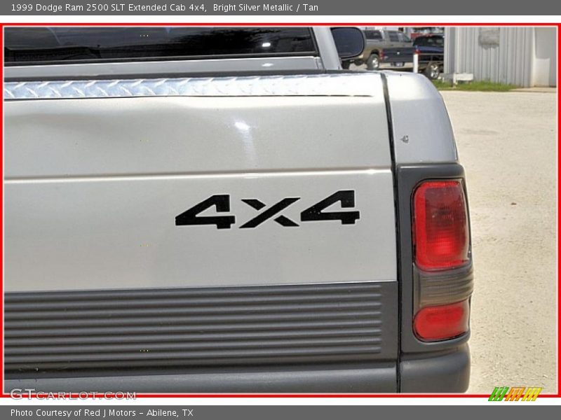 Bright Silver Metallic / Tan 1999 Dodge Ram 2500 SLT Extended Cab 4x4