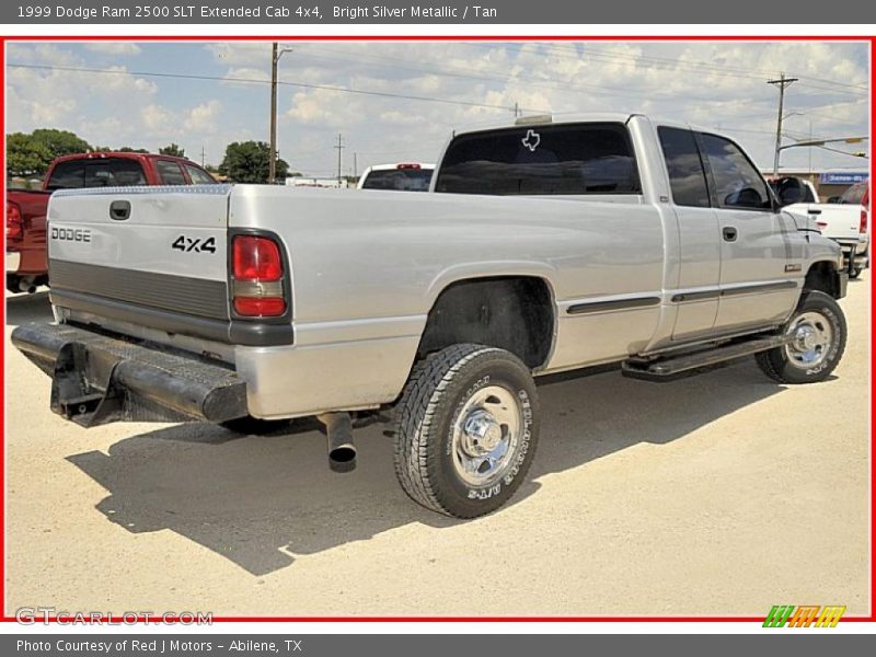 Bright Silver Metallic / Tan 1999 Dodge Ram 2500 SLT Extended Cab 4x4