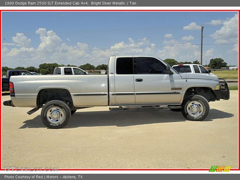 Bright Silver Metallic / Tan 1999 Dodge Ram 2500 SLT Extended Cab 4x4