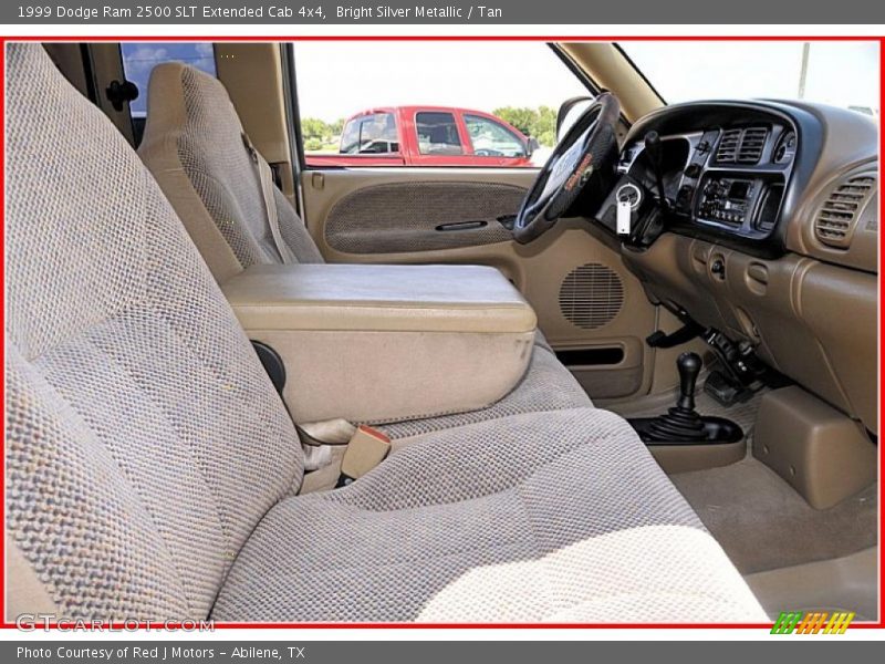 Bright Silver Metallic / Tan 1999 Dodge Ram 2500 SLT Extended Cab 4x4