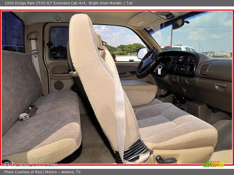 Bright Silver Metallic / Tan 1999 Dodge Ram 2500 SLT Extended Cab 4x4