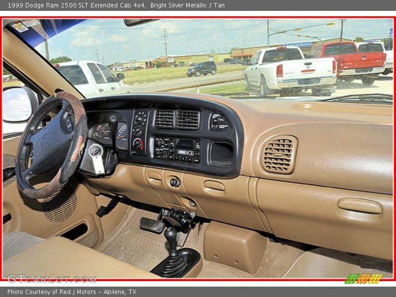 Bright Silver Metallic / Tan 1999 Dodge Ram 2500 SLT Extended Cab 4x4