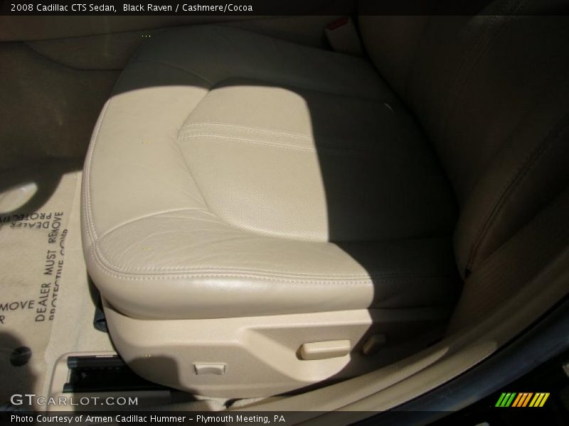 Black Raven / Cashmere/Cocoa 2008 Cadillac CTS Sedan