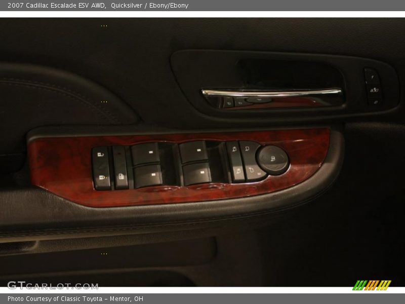 Quicksilver / Ebony/Ebony 2007 Cadillac Escalade ESV AWD