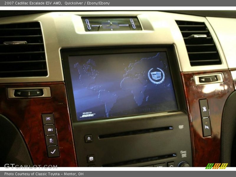 Quicksilver / Ebony/Ebony 2007 Cadillac Escalade ESV AWD