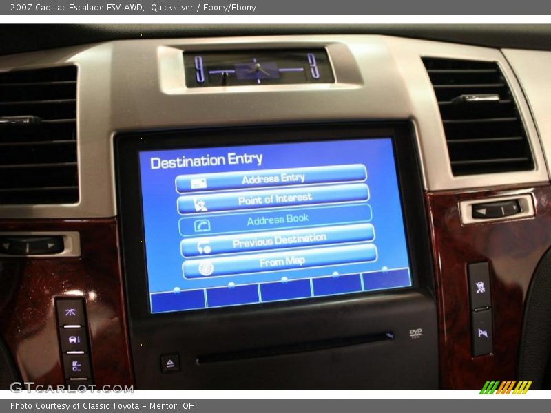 Quicksilver / Ebony/Ebony 2007 Cadillac Escalade ESV AWD