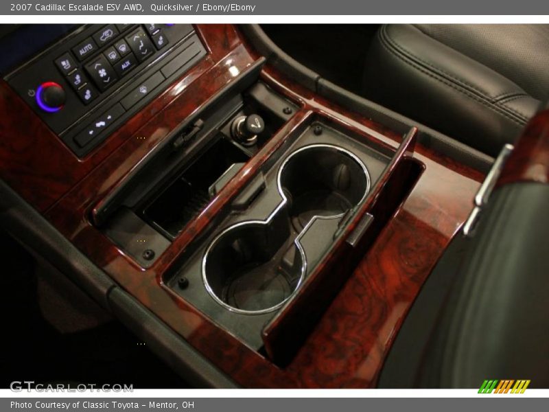 Quicksilver / Ebony/Ebony 2007 Cadillac Escalade ESV AWD