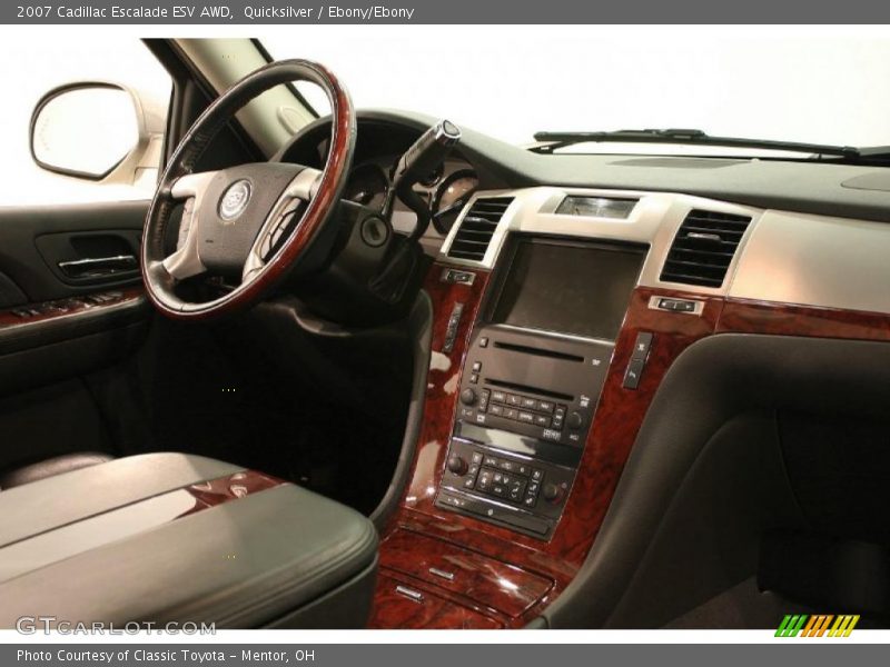 Quicksilver / Ebony/Ebony 2007 Cadillac Escalade ESV AWD