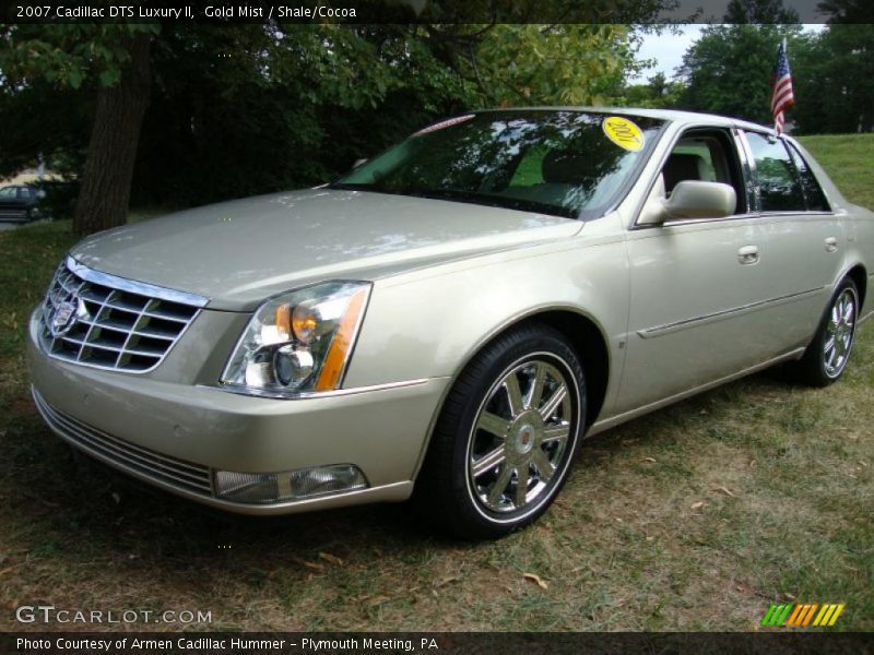 Gold Mist / Shale/Cocoa 2007 Cadillac DTS Luxury II