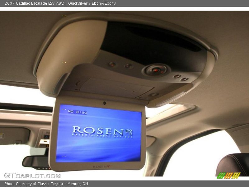 Quicksilver / Ebony/Ebony 2007 Cadillac Escalade ESV AWD
