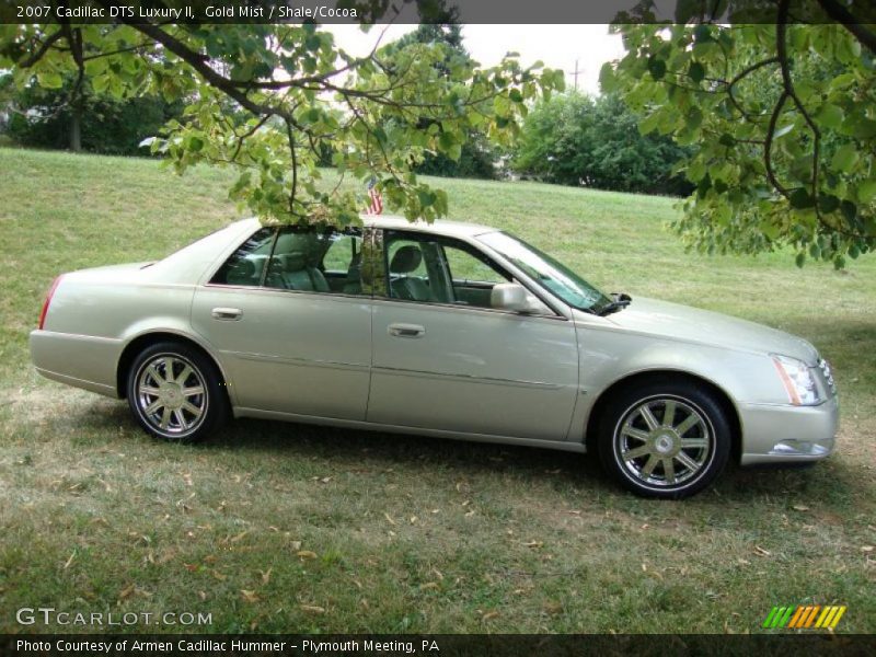 Gold Mist / Shale/Cocoa 2007 Cadillac DTS Luxury II
