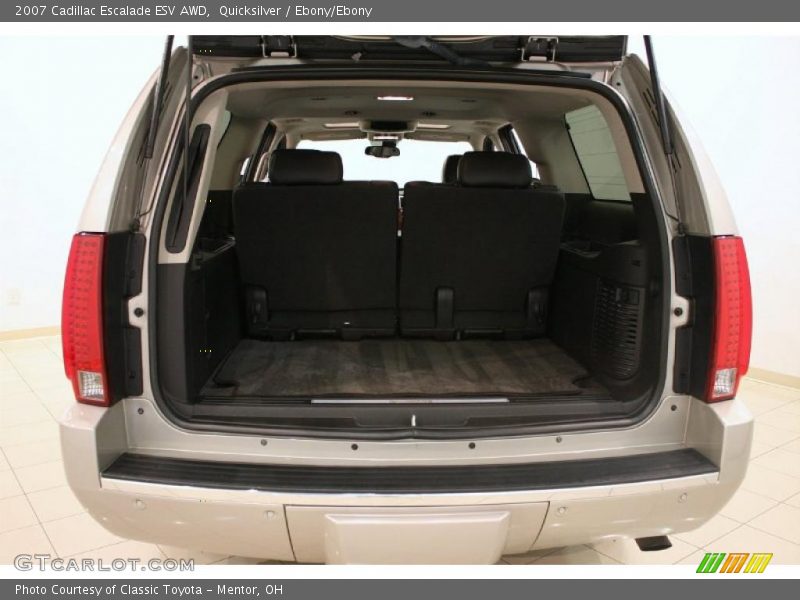 Quicksilver / Ebony/Ebony 2007 Cadillac Escalade ESV AWD