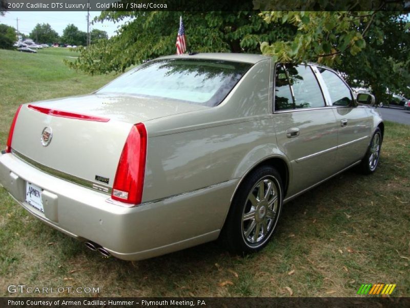 Gold Mist / Shale/Cocoa 2007 Cadillac DTS Luxury II