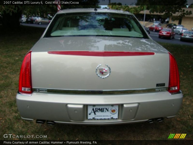 Gold Mist / Shale/Cocoa 2007 Cadillac DTS Luxury II
