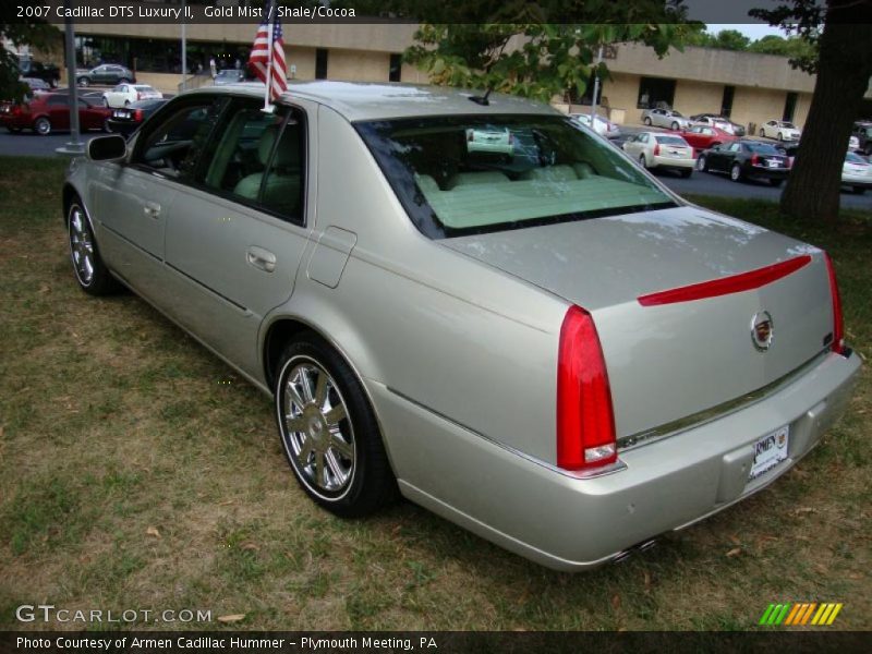Gold Mist / Shale/Cocoa 2007 Cadillac DTS Luxury II