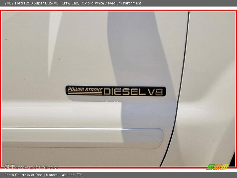 Oxford White / Medium Parchment 2002 Ford F250 Super Duty XLT Crew Cab