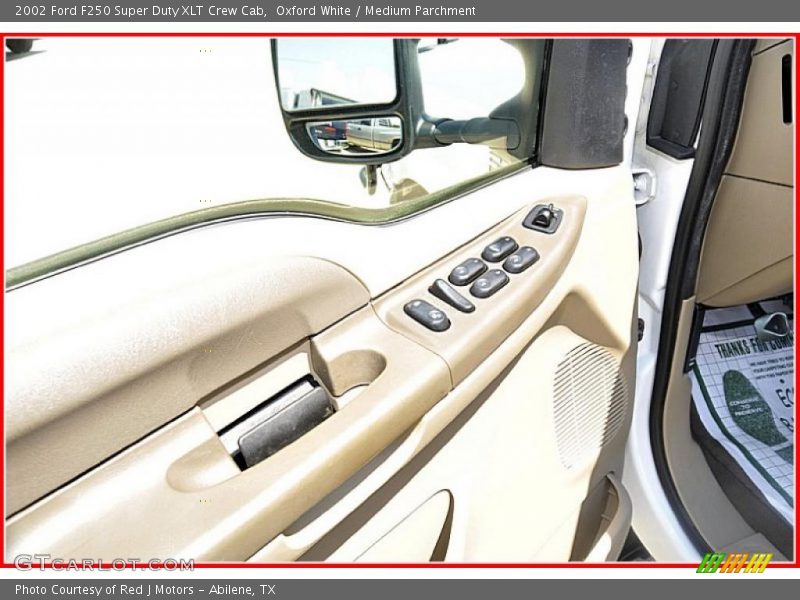 Oxford White / Medium Parchment 2002 Ford F250 Super Duty XLT Crew Cab